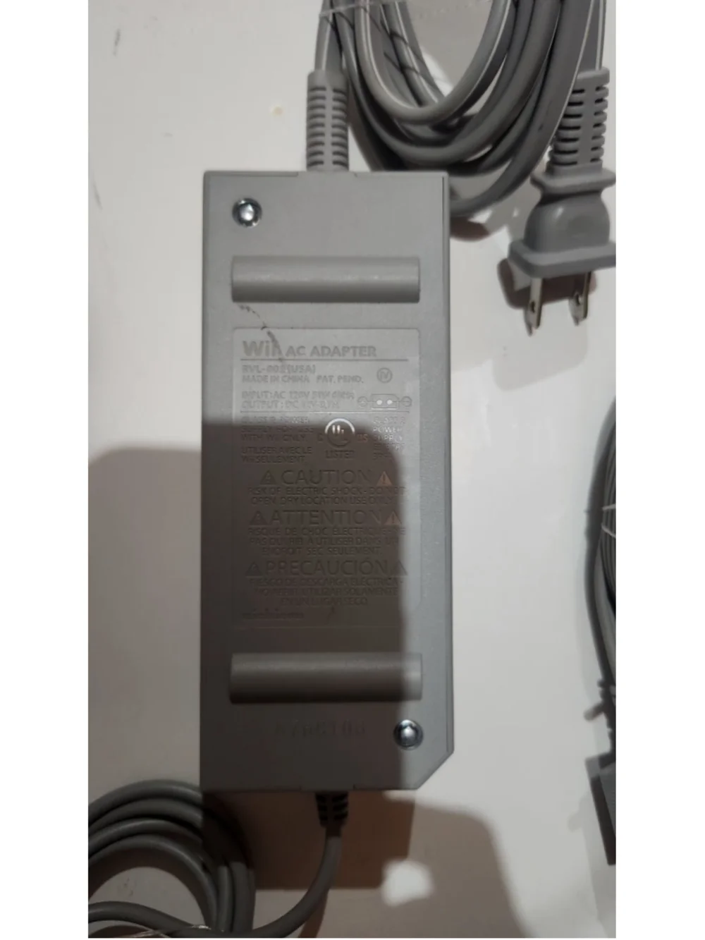 OEM Nintendo Wii RVL-002 AC Adapter AV Cable Sensor Bar Bundle New